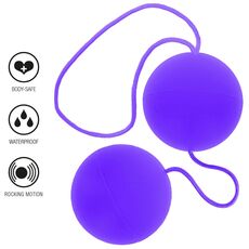 Bile Vaginale Kegel ToyJoy "Funky Love Balls" 21 cm - Violet