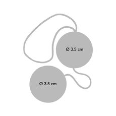 Bile Vaginale Kegel ToyJoy "Funky Love Balls" 21 cm - Rosu##
