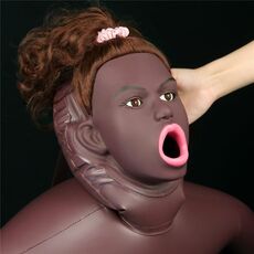 Papusa Gonflabila 3D Lovetoy "Cowgirl" 93 cm - Mulatra