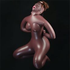 Papusa Gonflabila 3D Lovetoy "Cowgirl" 93 cm - Mulatra