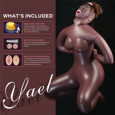 Papusa Gonflabila 3D Lovetoy "Cowgirl" 93 cm - Mulatra