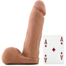 Realistic Ultraskin dildo Vac-U-Lock 8" UR3, maron - 20 cm