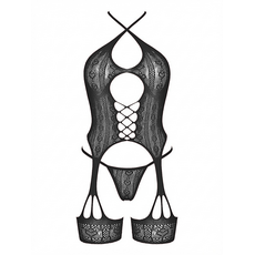 Set Lenjerie Intima Leg Avenue - Negru