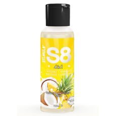 Lubrifiant S8 4-in-1 Dessert, Tropical Pinacolada, Aroma Ananas, comestibil, 125 ml