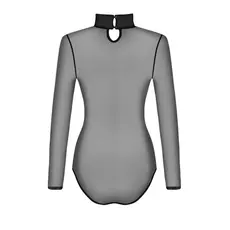 Body Sexy Transparent Obsessive B136 - Negru - dimensiuni complete