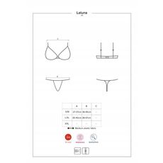 Set Lenjerie Intima Laluna Obsessive - Negru