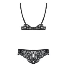 Set Lenjerie Intima Laluna Obsessive - Negru