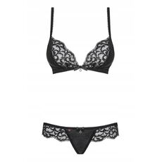 Set Lenjerie Intima Laluna Obsessive - Negru