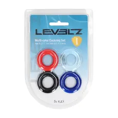 Set de 4 inele pentru penis, Levelz by Shots - Multicolor