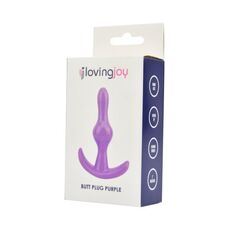 Butt Plug Anal Loving Joy "Purple" 9 cm - Violet##