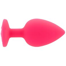 ​Dop anal din silicon Toosh, mare, roz, 9,4 cm, Large