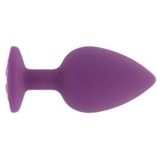 ​Dop anal din silicon Toosh, mare, violet, 9,4 cm, Large