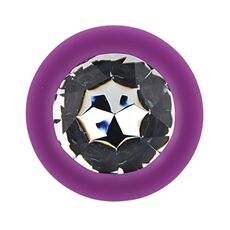 ​Dop anal din silicon Toosh, mare, violet, 9,4 cm, Large