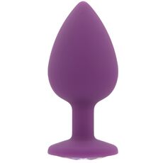 ​Dop anal din silicon Toosh, mare, violet, 9,4 cm, Large