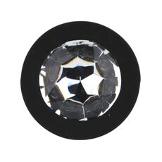 ​Dop anal din silicon Toosh, mare, negru, 9,4 cm, Large