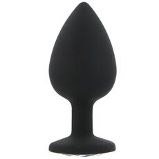​Dop anal din silicon Toosh, mare, negru, 9,4 cm, Large