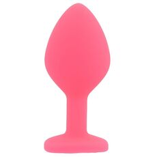 Set 3 bucati dopuri anale, Toosh, mic, medium, mare, silicon roz
