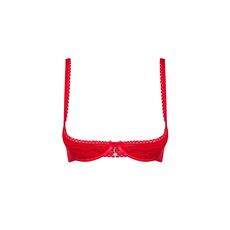 Sutien Obsessive Lovica Half Bra Jumate Cupa - Rosu