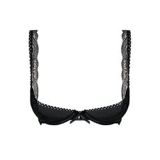 Sutien Obsessive Miamor Half Bra Jumate Cupa - Negru