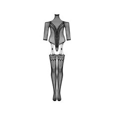 Bodystocking Obsessive, G333- Negru