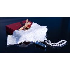 Set chiloti sexy delux cu perle stimulatoare si Vibrator Glont Argintiu, Chilirose, CR 4395 - dimensiuni complete