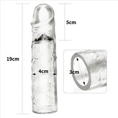 Prelungitor Penis Lovetoy &raquo;Flawless Clear +2&laquo; 19 cm