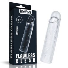 Prelungitor Penis Lovetoy &raquo;Flawless Clear +1&laquo; 15,5 cm