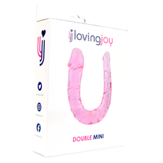 Double Mini Dildo, Loving Joy, Roz, 28 cm