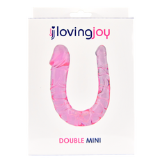 Double Mini Dildo, Loving Joy, Roz, 28 cm
