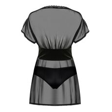 Set Babydoll si Tanga 868-BAB Obsessive - Negru