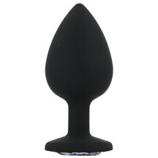 Set 3 bucati dopuri anale, Toosh, mic, medium, mare, silicon negru - dimensiuni complete
