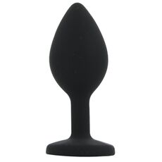 Set 3 bucati dopuri anale, Toosh, mic, medium, mare, silicon negru - detaliu finisaj