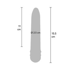 Vibrator ​Diamond Superbe, ToyJoy cu strasuri - Negru