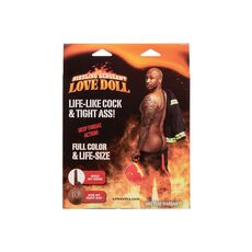 Papusa Sexuala Barbat Gonflabil cu penis Sizzling Sergeant Love Doll - Brown