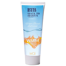 Lubrifiant intim pe baza de apa, Moi BTB Warm Feeling - 75 ml