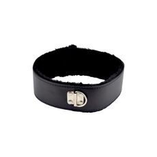 Zgarda piele Eco cu Lesa, Bound to Please - negru