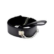 Zgarda piele Eco cu Lesa, Bound to Please - negru