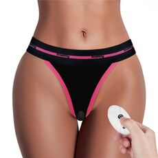 Chiloti cu Vibratii, Lovetoy, model Slut - Negru