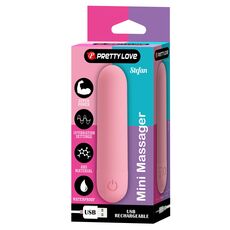 Mini Vibrator Pretty Love, Stefan, 10 Vibratii, Corai