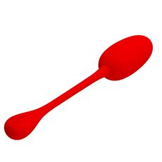 Ou Vibrator Pretty Love, Super Soft, 12 moduri Vibratii - Rosu