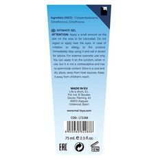 Lubrifiant intim pe baza de silicon, Moi BTB - 75 ml