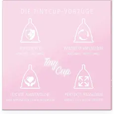 Cupa Menstruala Smooth Glide Tiny Cup Transparenta Small - 4,5 cm