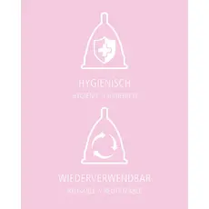 Cupa Menstruala Smooth Glide Tiny Cup Transparenta Medie - 5 cm
