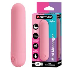 Mini Vibrator Pretty Love, Stefan, 10 Vibratii, Corai