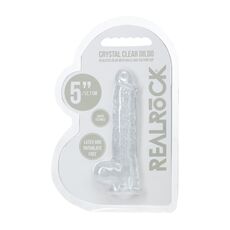 Dildo realist RealRock 12.7 cm transparent