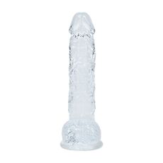 Dildo realist RealRock 12.7 cm transparent