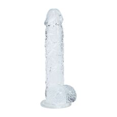 Dildo realist RealRock 12.7 cm transparent