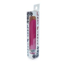 Vibrator Mini Wand Ladyfinger pentru punctul G- Roz