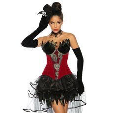 Burlesque Corset Catifea