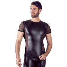 Tricou mulat Barbati NEK- model motociclisti, wetlook negru